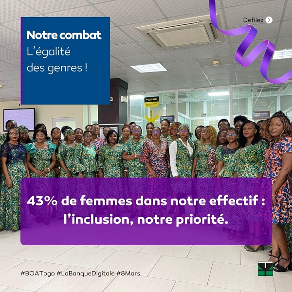 BOA-Togo : un pilier pour l’autonomisation des femmes